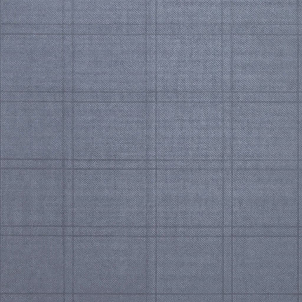 Wool-Cashmere Blend Steel Blue Light Gray Plaid Business Suiting Fabric — Wool-Cashmere Blend fabric swatch from Nathan Tailors, a Hoi An tailor