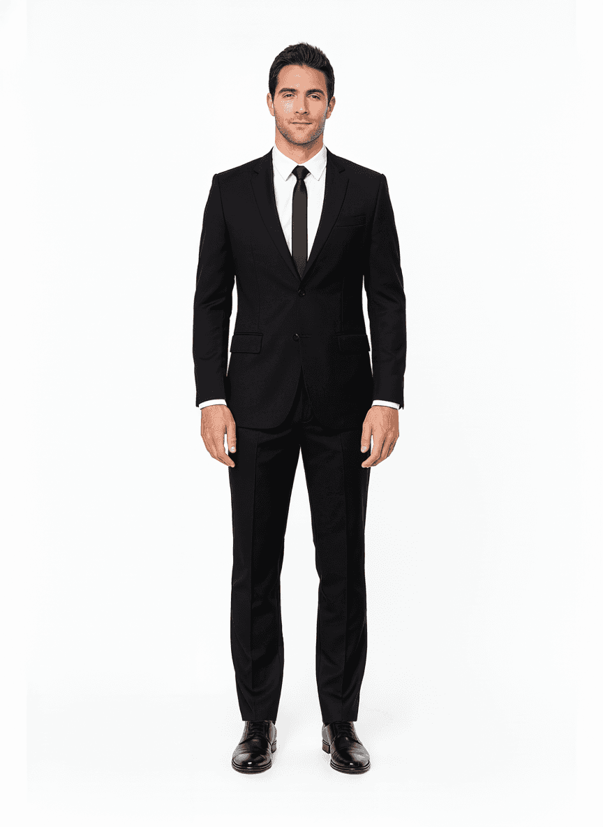 Organic Cotton Beige Solid Dress Shirt Fabric on jacket β AI-rendered by Nathan Tailors, a Hoi An tailor