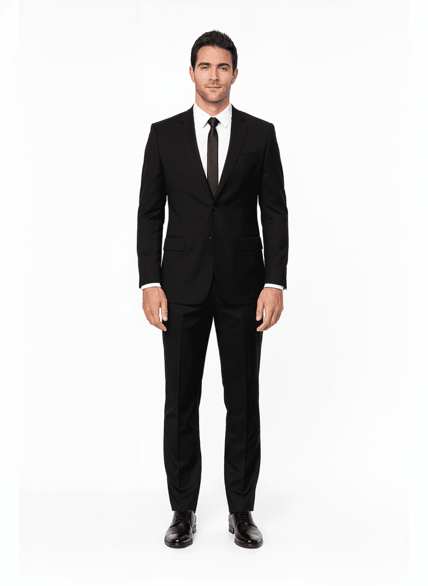 Cotton Light Steel Blue Solid Dress Shirt Fabric on jacket β AI-rendered by Nathan Tailors, a Hoi An tailor